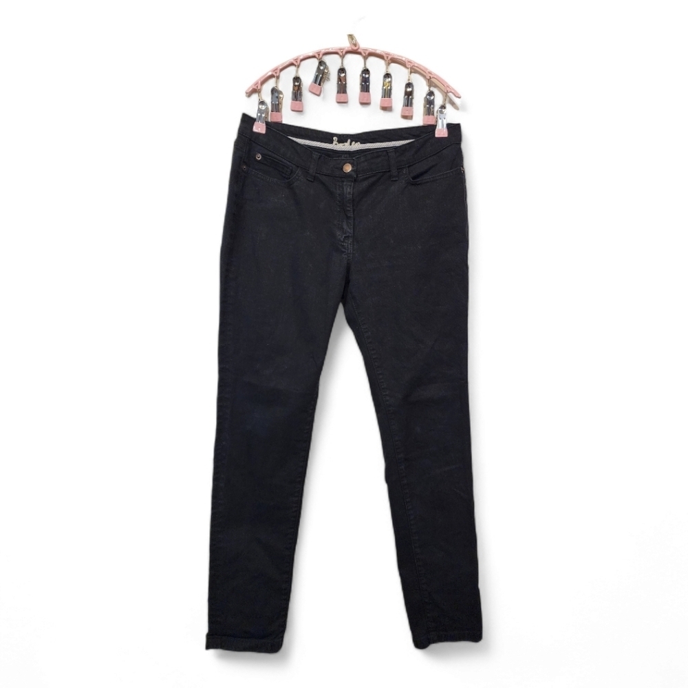 BODEN black cotton blend jeans Size 10R midrise